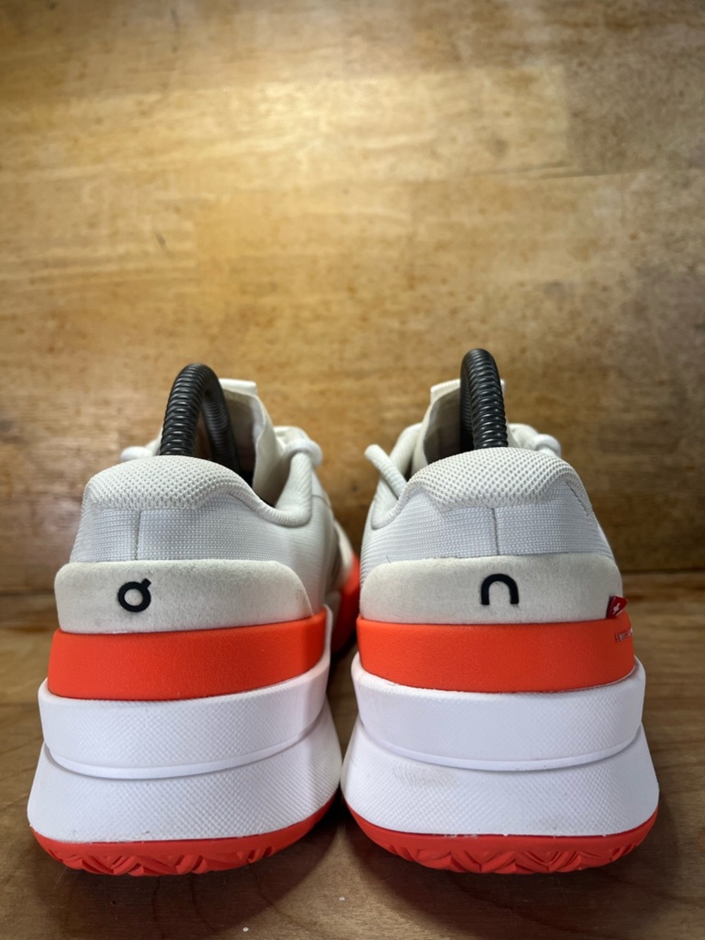On Cloud The Roger Pro 2 Clay Womens Size 9 Tennis Shoes Sneakers White Orange - Picture 5 of 12